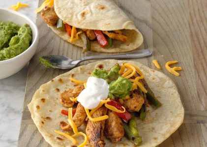 Chicken fajitas