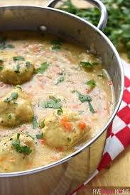 chicken and dumplings.